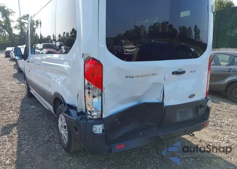 2020 Ford Transit-350 Passenger Van Xlt z USA, uszkodzony, nr VIN 1FBAX2C83LKA43211